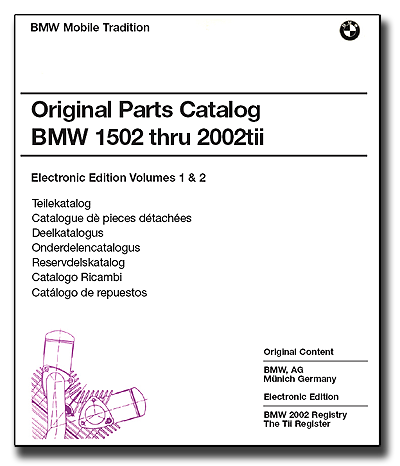The Original BMW Parts Catalog 1502-2002tii | The Tii Register